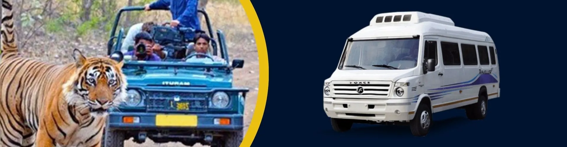 Delhi to Jim Corbett Tempo Traveller