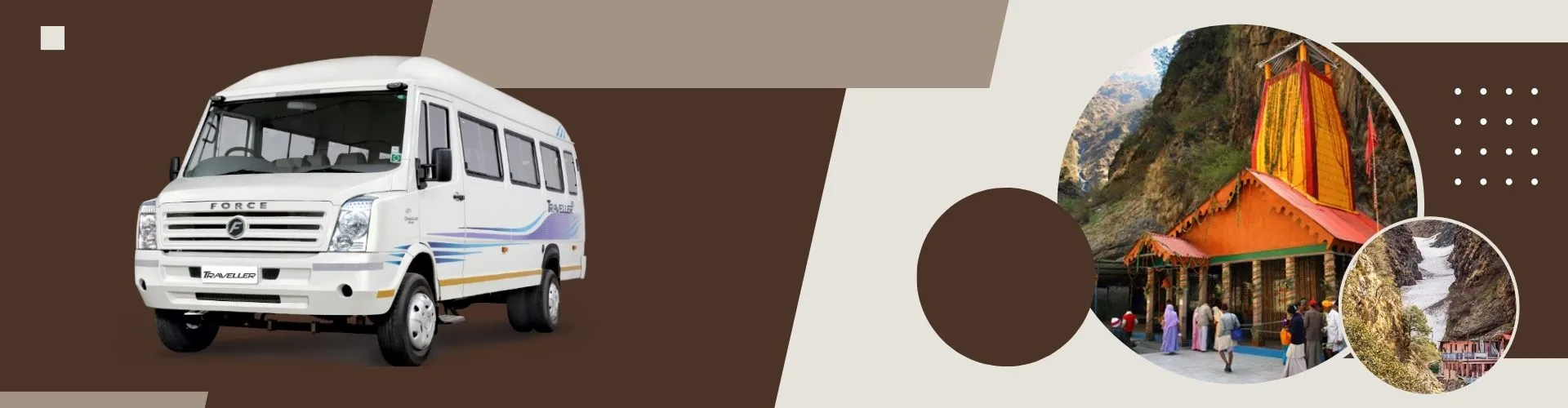 Book tempo traveller on rent for Yamunotri Dham yatra